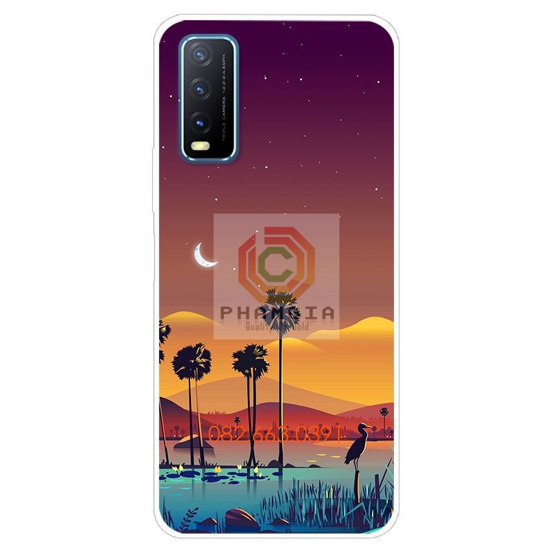 Ốp lưng Vivo Y12s dẻo in hình phong cảnh đẹp