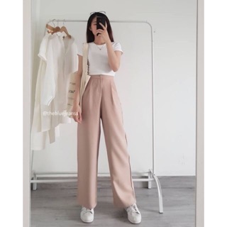Quần tây ống rộng kiểu hàn quốc