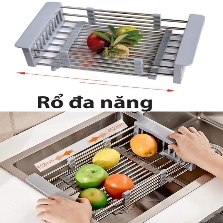 KỆ CO GIÃN ĐA NĂNG KÊ BỒN RỬA BÁT CAO CẤP Br00356