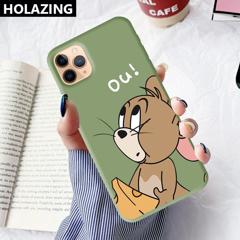 Ốp Điện Thoại Silicon Mềm Màu Kẹo Hình Tom Và Jerry No.1 Cho Iphone 12 Mini 11 Pro Max Iphone Xs Max Xr Se 2020 8 Plus 7 6s | BigBuy360 - bigbuy360.vn