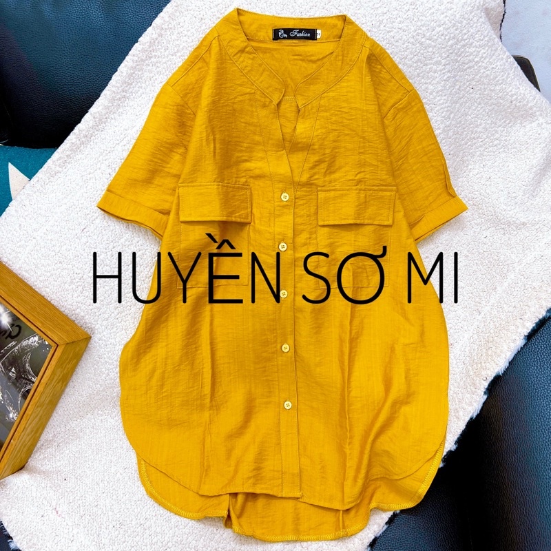 Áo sơ mi ngắn tay một màu