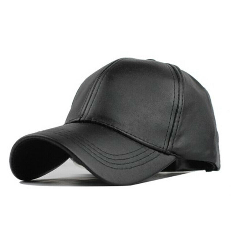 Mũ lưỡi trai chất liệu da phong cách bóng chày Unisex