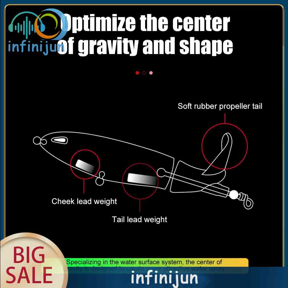 Mồi Câu Cá Giả Hình Cánh Quạt 10cm Bằng Nhựa Cứng