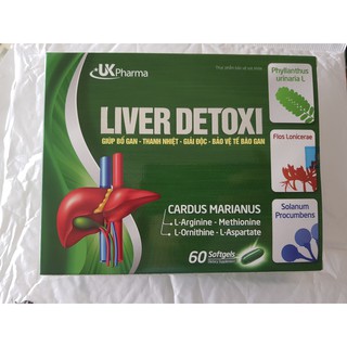 Bổ gan Liver Detoxi - Thanh nhiệt, giải độc, bảo vệ tế bào gan