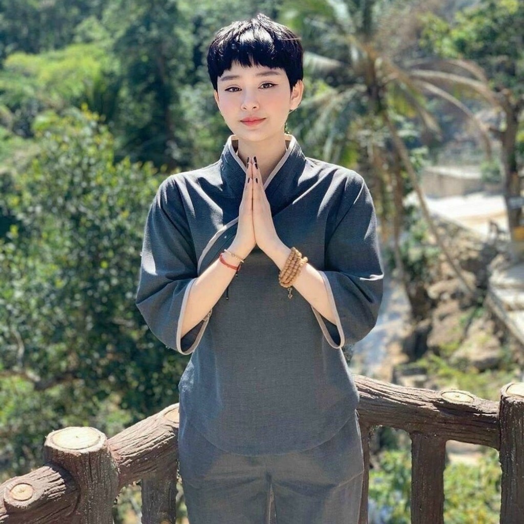 [Mã WASTCOOL giảm 15% tối đa 50K đơn 99K] Đồ lam đi chùa mẫu Lein AL79 cao cấp cực đẹp