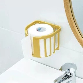 Giỏ đựng giấy vệ sinh dán tường Việt Nhật 3380 - Giỏ treo tường để khăn giấy, đồ dùng phòng tắm, Kệ đựng đồ nhà bếp GC02