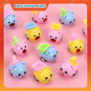 Đồ chơi thú chạy cót mini, động vật đáng yêu chạy dây cót - English For Kid
