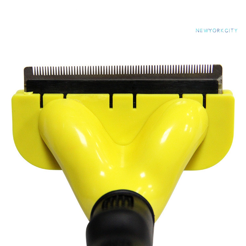 Lược Chải Lông Cho Thú Cưng Tay Cầm Mềm Bằng Thép Không Gỉ