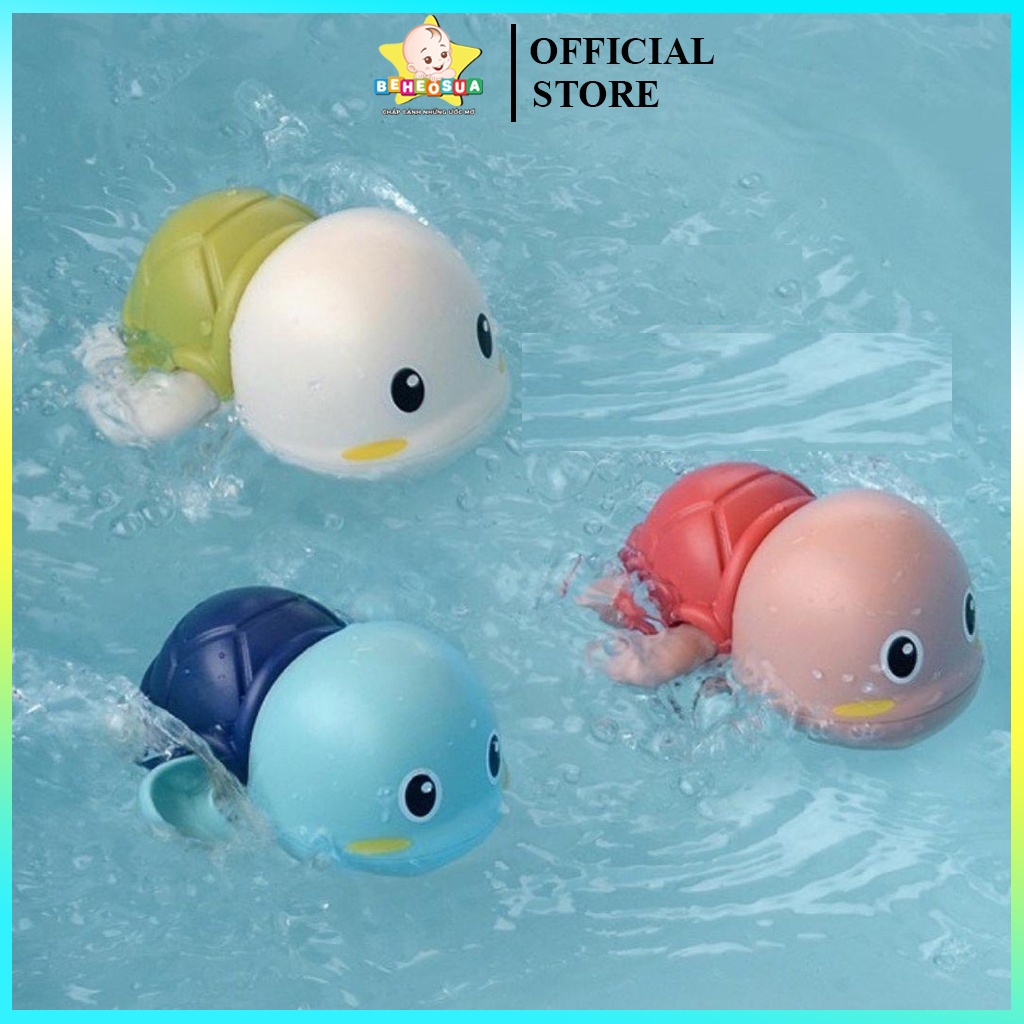 Đồ Chơi Nhà Tắm Cho Bé Rùa Bơi Siêu Đáng Yêu Cho Bé Dùng Để Chơi Trong Bồn Tắm, Bể Bơi