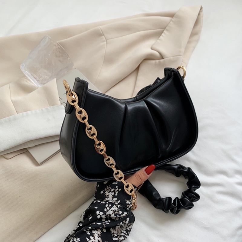 Túi xách tạo hình đám mây phối dây xích thời trang cho nữ IELGY