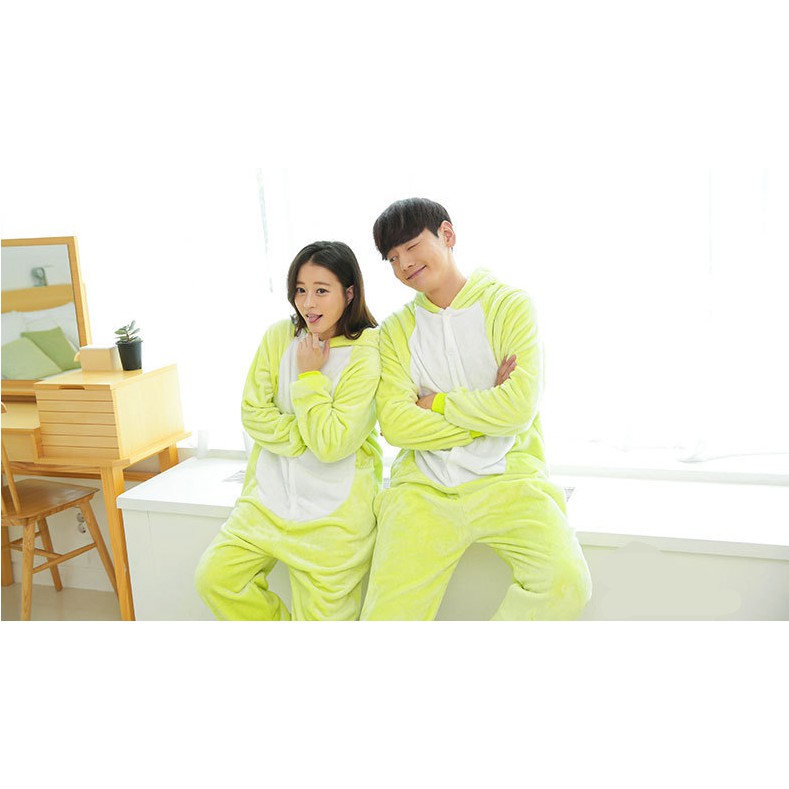 Bộ Đồ Ngủ Liền Thân Thiết Kế Hình Chú Ếch Dễ Thương Dành Cho Nữ