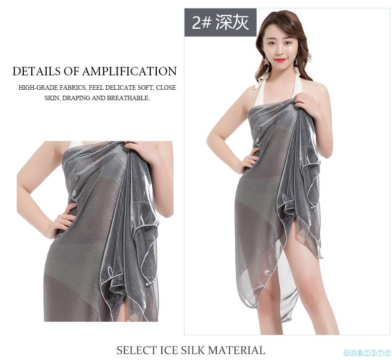 Khăn Choàng Mỏng Màu Trơn Co Giãn Chống Nắng Cho Nữ Có 5 Màu | BigBuy360 - bigbuy360.vn