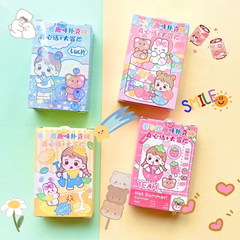 Bài tây 52 lá cô gái chibi xinh xinh dễ thương