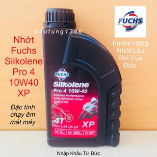 Nhớt Fuchs Sikolene Pro 4 10W40 XP [ Nhớt xe số, xe côn tay ]