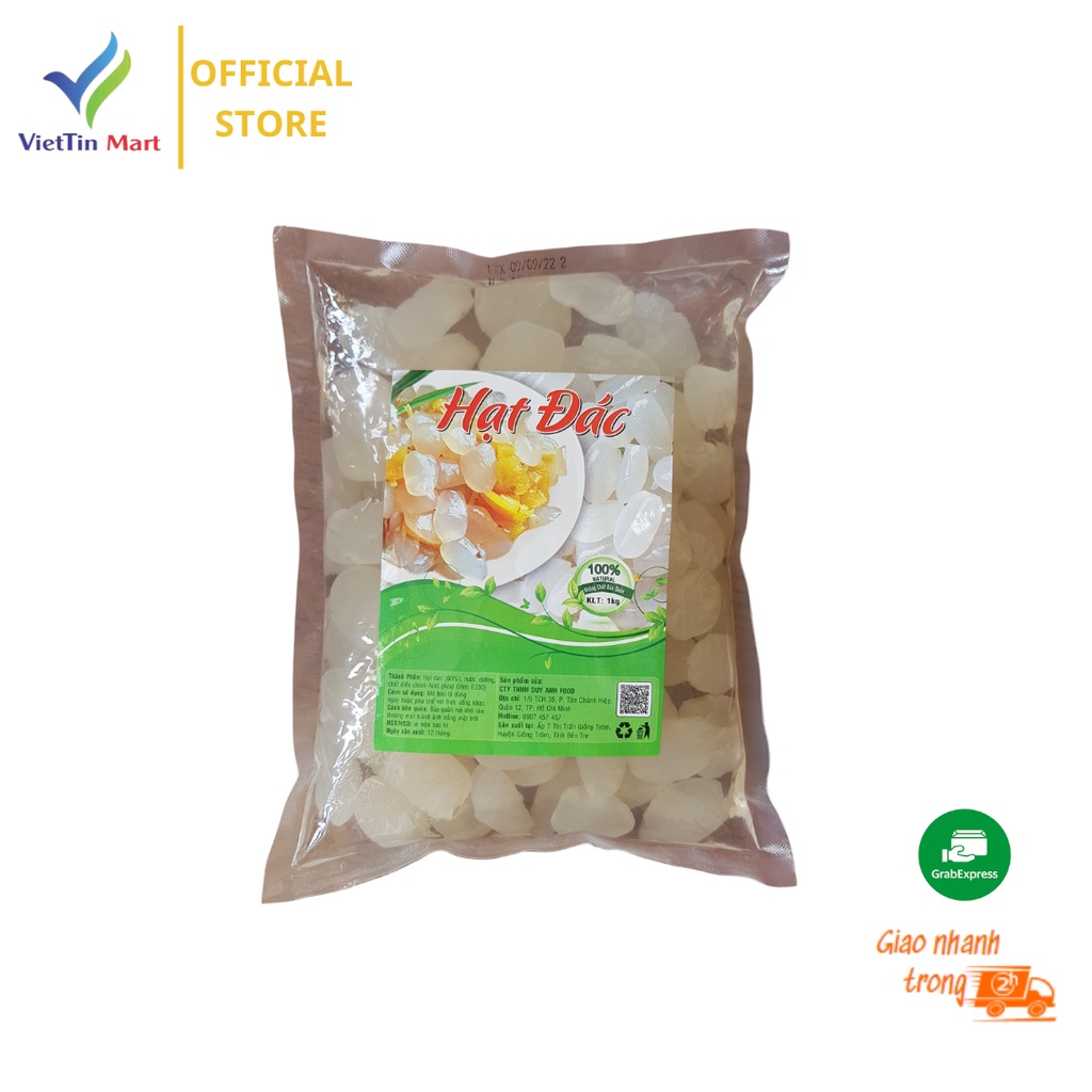 Hạt Đác Tươi Non Dẻo 1kg - Viettin Mart