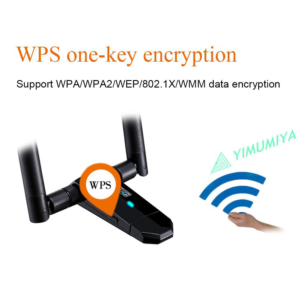 Usb Wifi Dongle 1200m Rtl8812Au 2.4 + 5.8g