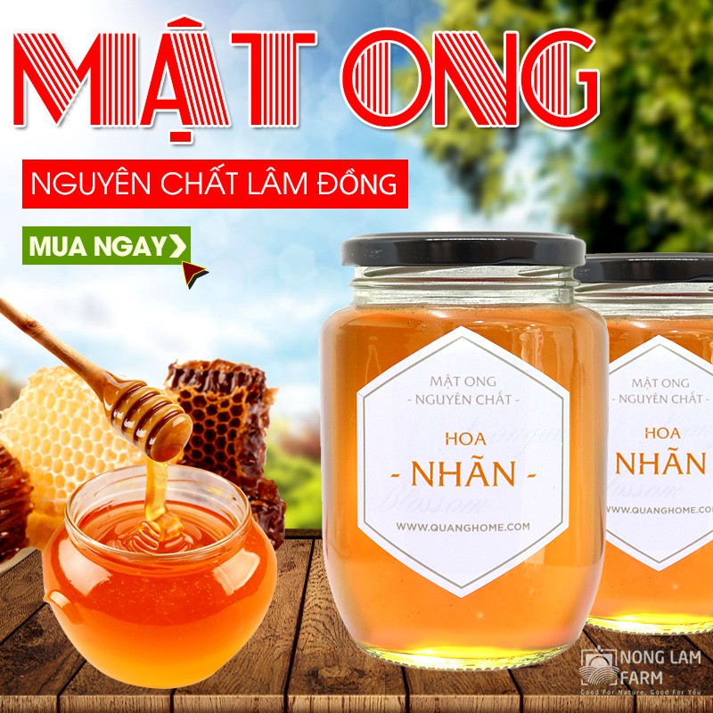 Mật Ong Hoa Nhãn Nguyên Chất Lâm Đồng - Sản phẩm chất lượng từ cao nguyên Lâm Đồng