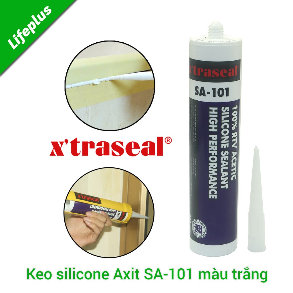 Keo silicone Axit 300ml X'traseal SA-101