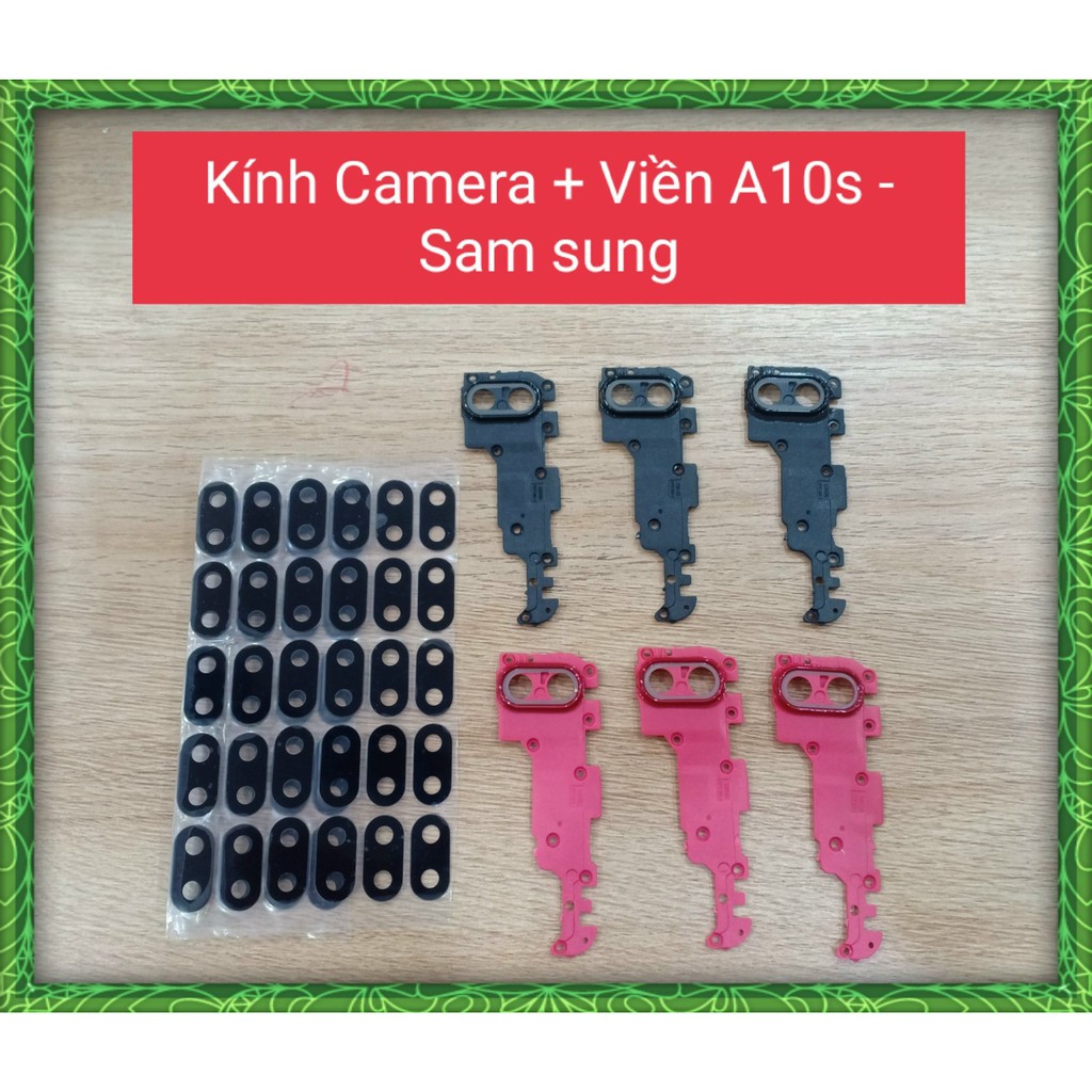 Kính Camera + vành A10s sam sung