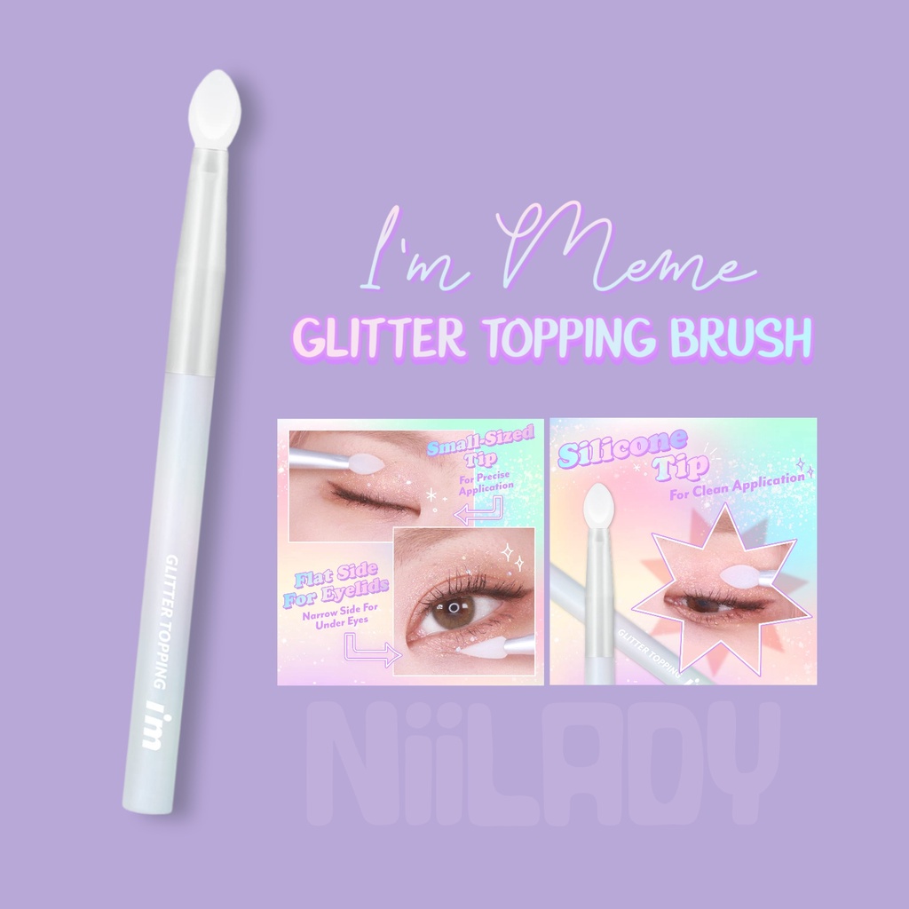 Cọ mắt nhũ I'm Meme Glitter Topping Brush