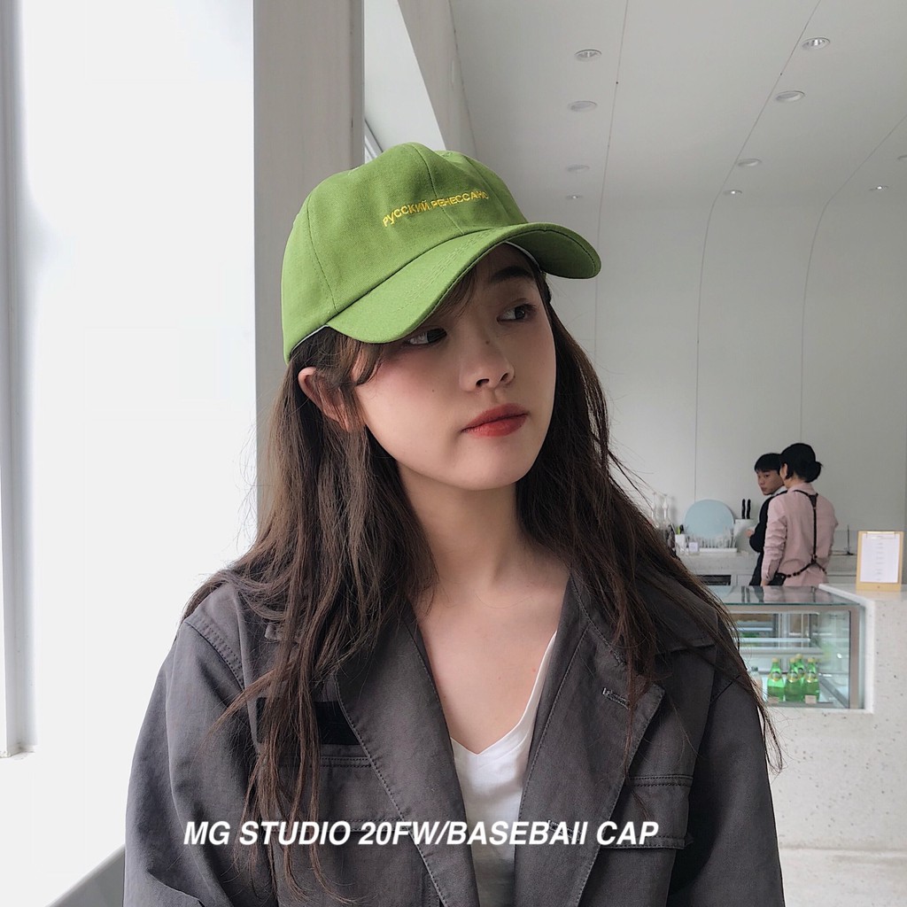 Mũ lưỡi trai MG STUDIO thêu chữ phong cách độc đáo