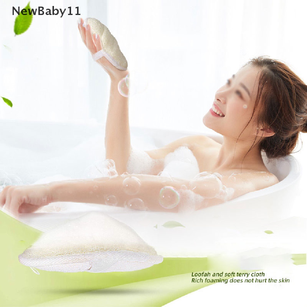 Găng tay đi tắm Bằng Xơ Mướp Tự Nhiên Tẩy Tế Bào Chết Làm Sạch Da