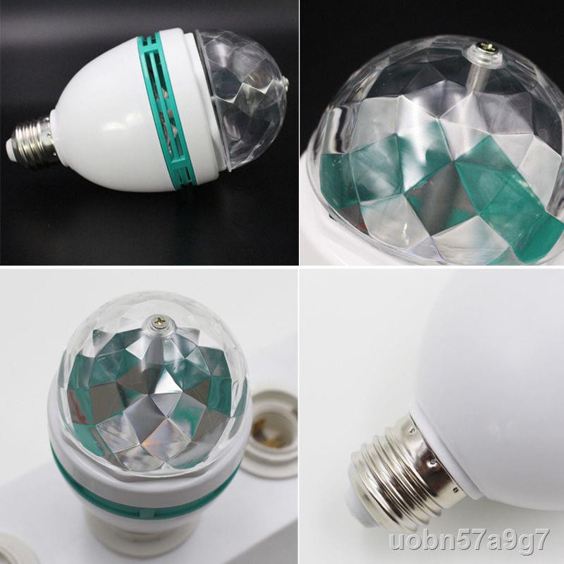 LED Color Magic Ball Bulb Light Rotation ánh sáng sân khấu ktv bar ballroom crystal hộ gia đìnhZ