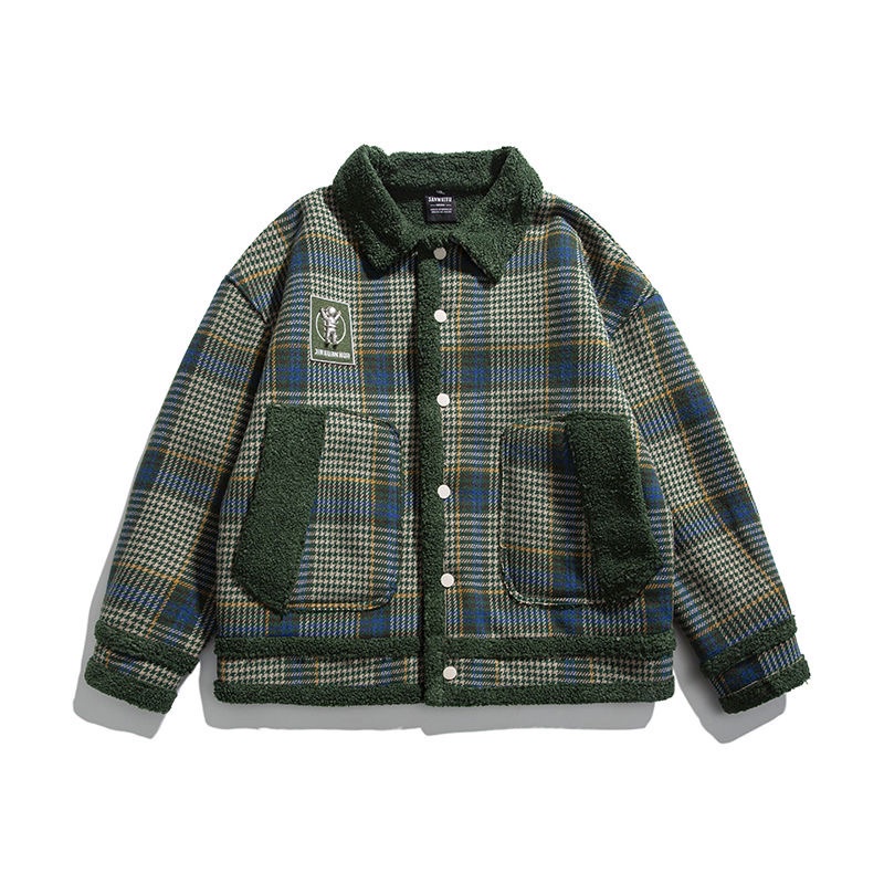 Áo khoác dạ lót lông cừu hàng Quảng Châu