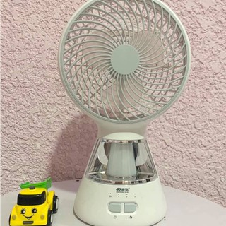 Quạt tích điện 3in1 km - f0296 có đèn