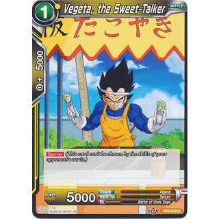 Thẻ bài Dragonball - TCG - Vegeta, the Sweet-Talker / BT8-072'