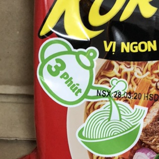 Mì Koreno Bò Cay 75g/100g