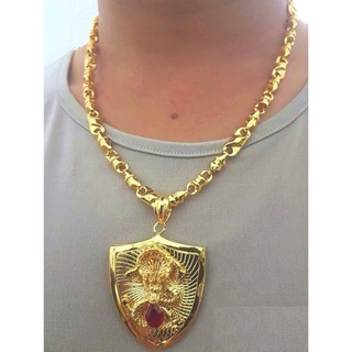 Dây chuyền mặt rồng mạ vàng 18K