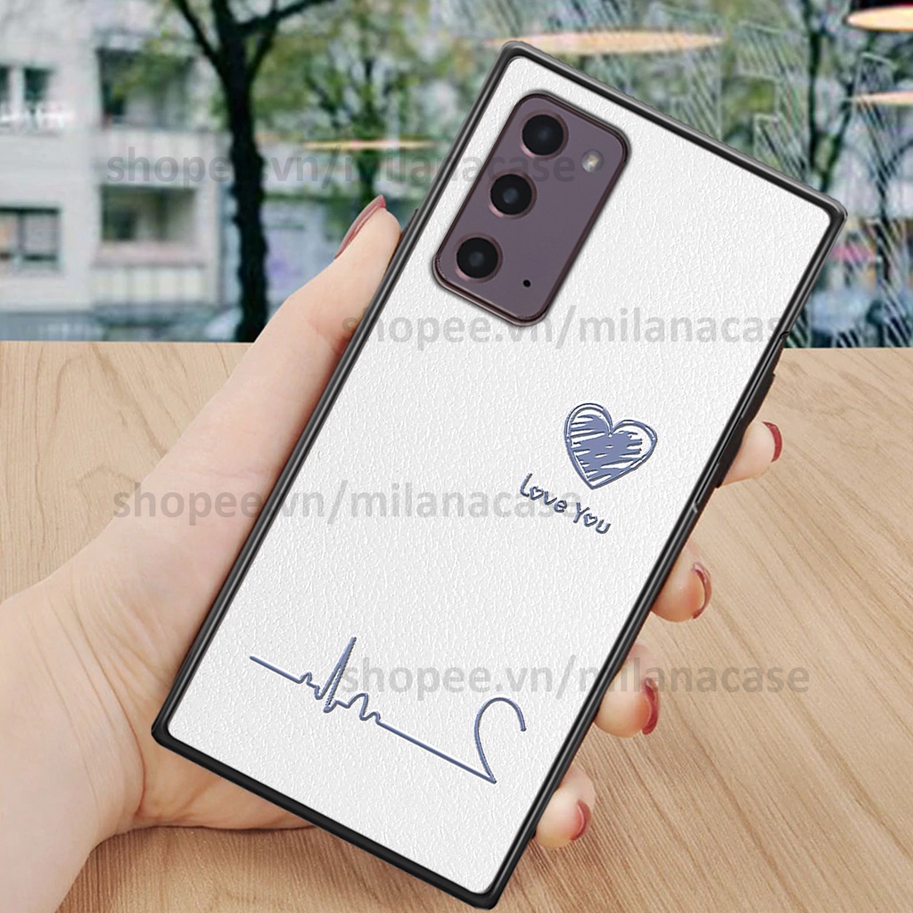 Ốp Samsung Note 20 in hình caro trái tim siêu đẹp, siêu nét đầy phong cách cá tính