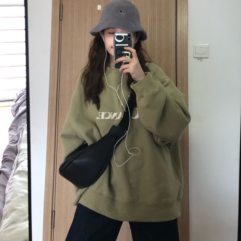 Áo nỉ nữ dài tay có mũ thời trang Hàn | BigBuy360 - bigbuy360.vn