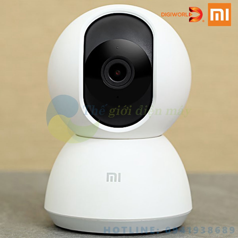 [ SALL OFF ] [Bản quốc tế] Camera giám sát Xiaomi xoay 360 độ IP fullHD 1080P Xiaomi Mi home security 360 độ - Digiworld