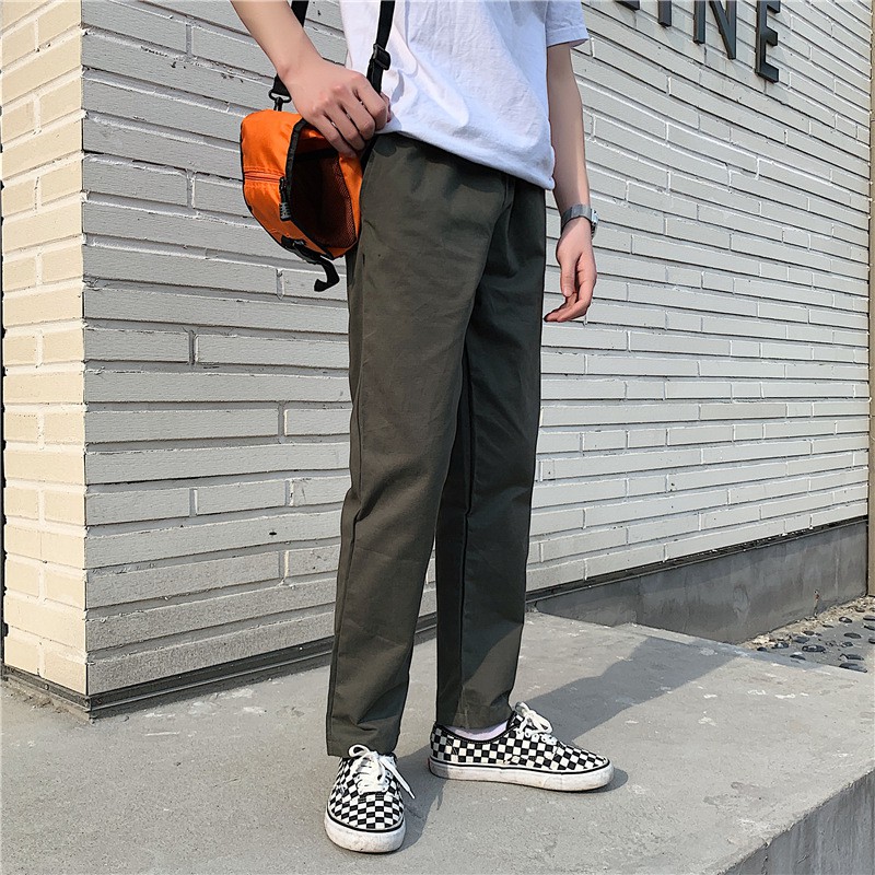 Quần baggy Kaki Nữ Nam Unisex vải loại 1 co giãn cạp chun Madela, Baggy kaki nam nữ | BigBuy360 - bigbuy360.vn