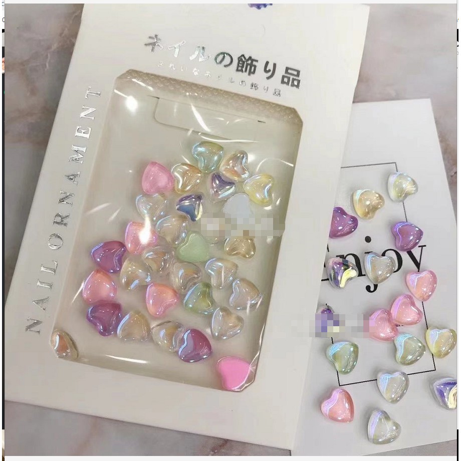 Túi phụ kiện charm, tim , charm mix nhiều màu