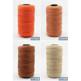 Len Sợi Thô Trơn Móc Túi Mũ