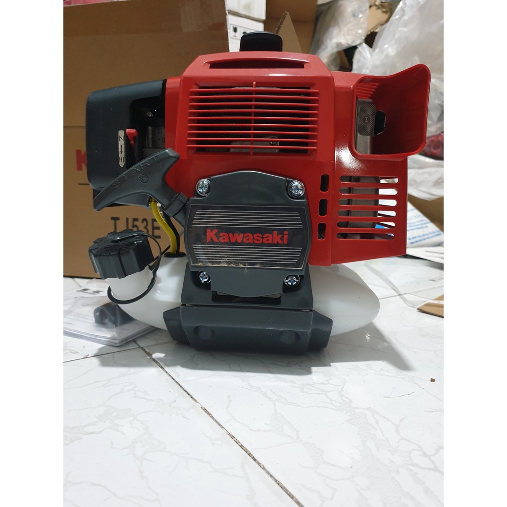 ĐẦU ĐỘNG CƠ MÁY CẮT CỎ KAWASAKI TJ53. NÒNG 44 LY. TẶNG KÈM BUGI NGK 2 THÌ
