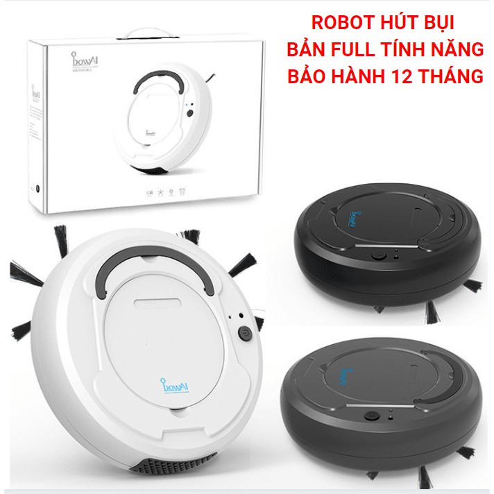 Robot hút bụi tự động - Robot quét nhà thông minh - Robot quét nhà, lau nhà, hút bụi