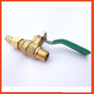 Van gạt hơi khí nén/ van gạt khóa máy hơi, loại cao cấp, ren 1/4 dùng cho máy nén khí phổ thông(tmh2799)