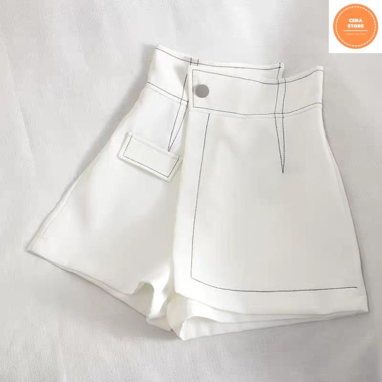 Chân Váy Cạp Cao Trần Chỉ Nổi Chất Tuyết Mưa HÀNG CAO CẤP- Cera Store