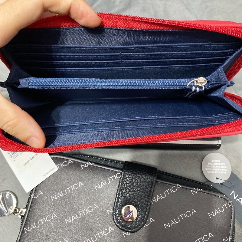 Ví nữ cầm tay nhiều ngăn Nautica size 20