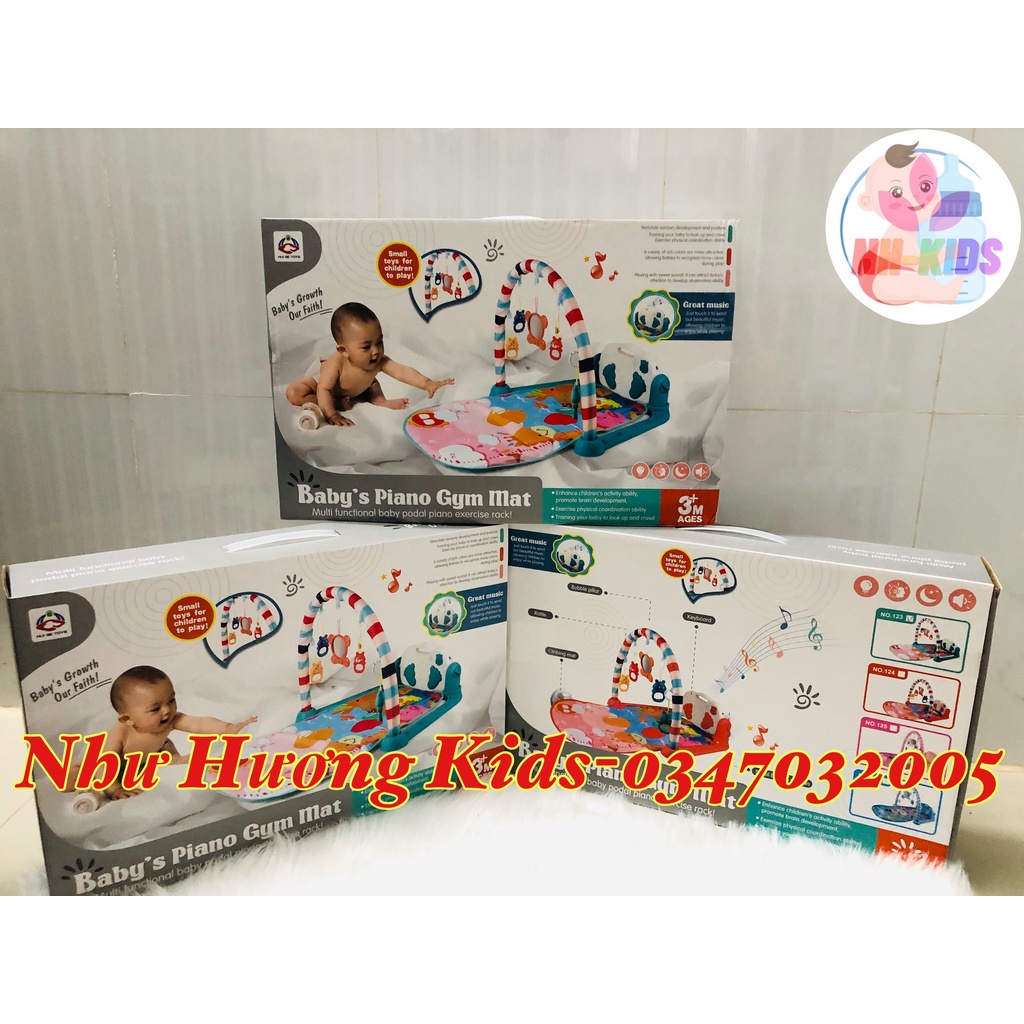 Thảm nằm chơi nhạc phát triển trí tuệ cho bé yêu 9BABY