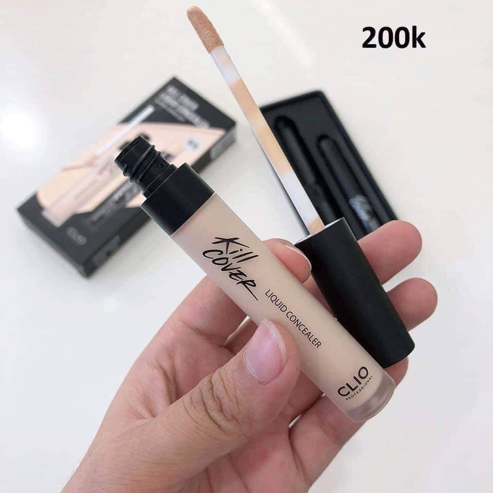 Kem Che Khuyết Điểm Clio Kill Cover Liquid Concealer Đủ Các Tone Màu