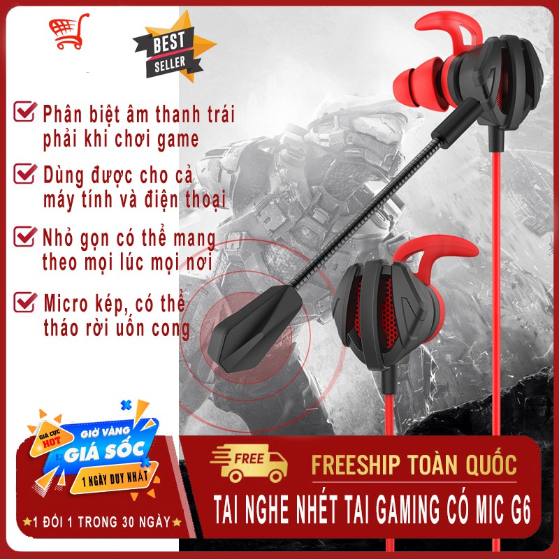 Tai nghe gaming có mic G2, G6, G9, G11, dành cho game thủ, siêu bass, tặng cáp kết nối jack 3.5 máy tính