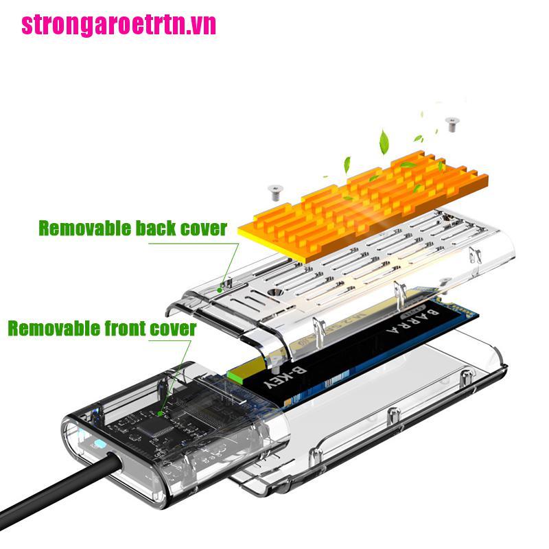 Bộ Chuyển Đổi M2 Ssd Sata Chassis M.2 Sang Usb 3.0 Ssd Cho Ngff Sata / B