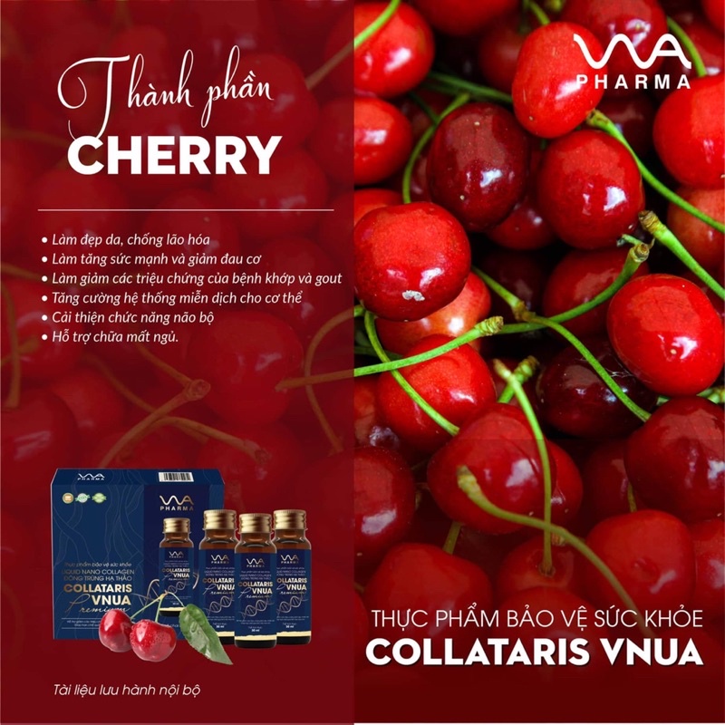 Nước uống collagen LIQUID NANO COLLATARIS - VNUA PHARMA hộp 8 lọ