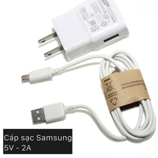 Bộ cáp sạc samsung 2A