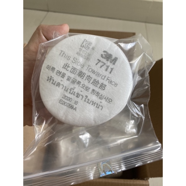 Tấm lọc 3M 7711 Miếng lọc bụi sử dụng cho mặt nạ phòng độc 3M